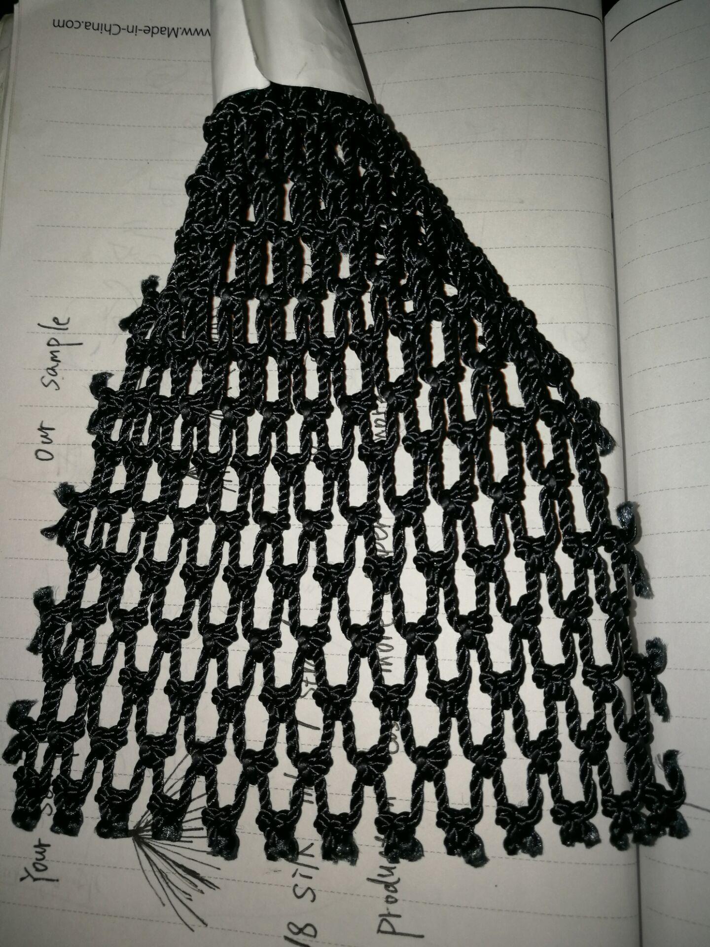 schwarzes Nylon-Multinetz (2) black nylon multi netting (2)