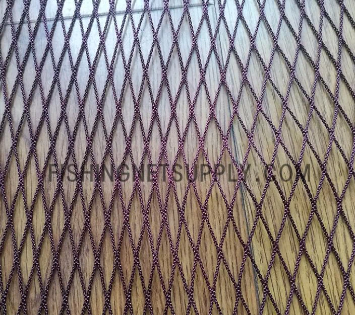 Diamond Mesh Knotless PE Braided Fishing Netting